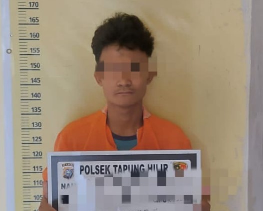 Polsek Tapung Hilir Tangkap Pelaku Sodomi di Rumahnya